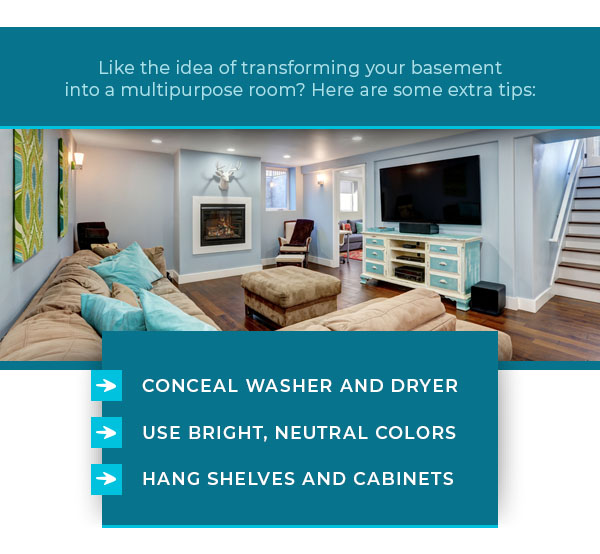 transform your basement tips