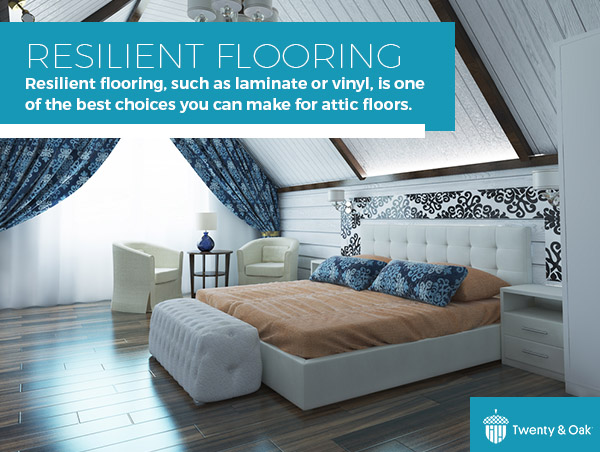 Resilient Flooring For a Converted Attic