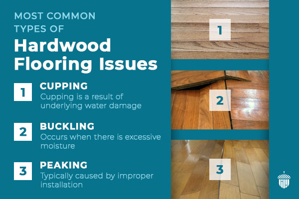 common types of hardwood flooring issues