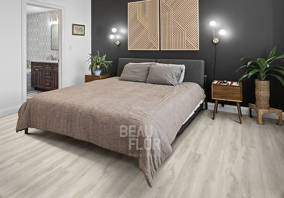 Beauflor, Innovious Hues, Harbor Hickory in primary bedroom