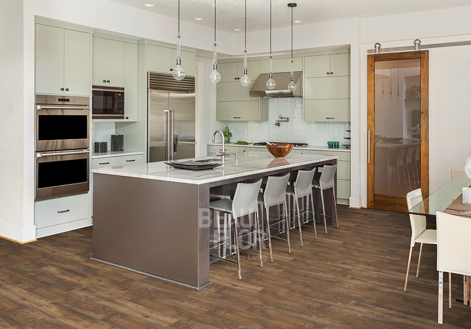 Beauflor ParkwayPro Luxury Vinyl Kitchen in Chestnut