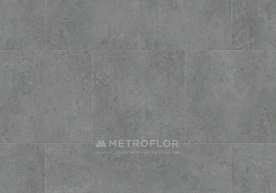 Metroflor, Attraxion, Smooth Concrete Zinc