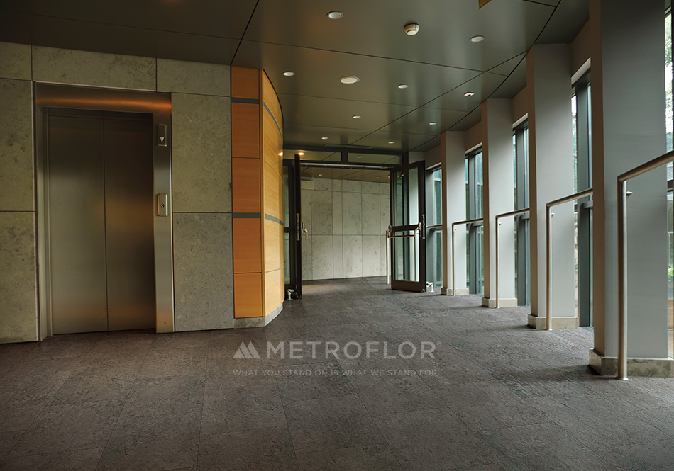 Metroflor, Deja New, Smooth Concrete Anthracite Lobby