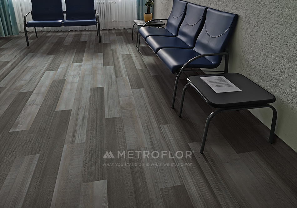 Metroflor, Deja New, Alleyway Carbon Waiting Room