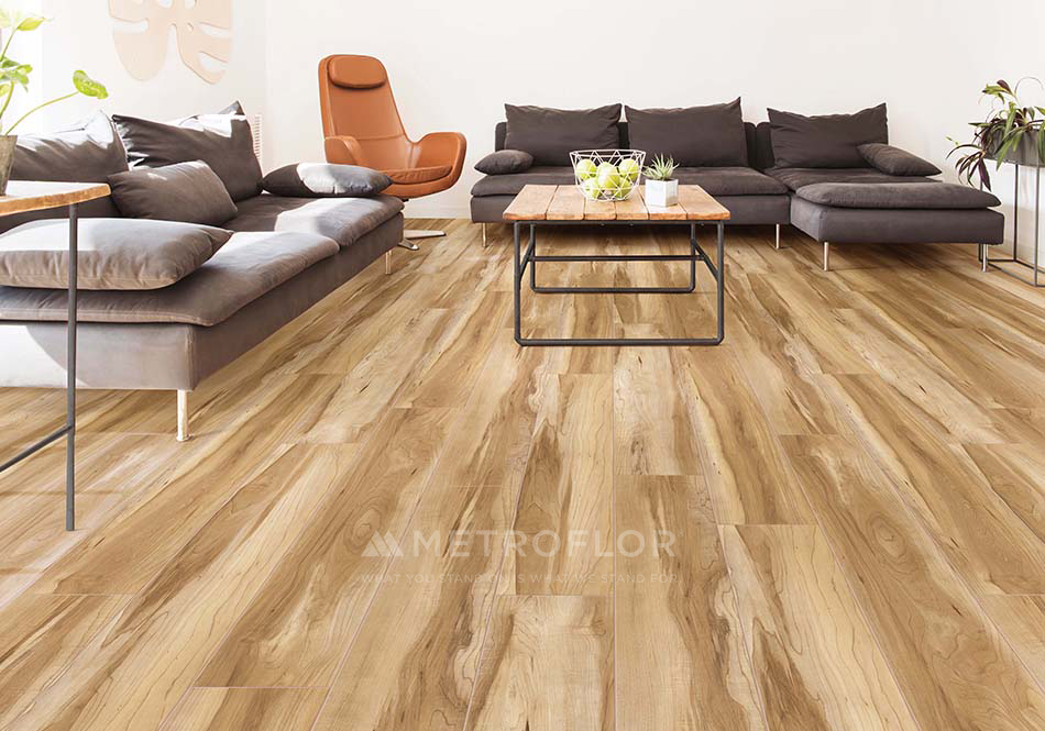 Metroflor, Inception 120, Sugar Wood Maple Living Room