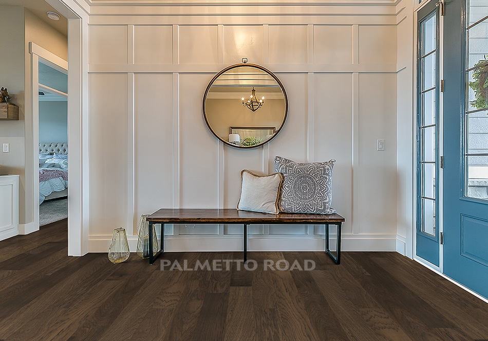 Palmetto Road hardwood Laurel Hill Osprey in foyer