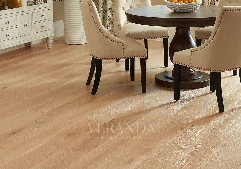 Veranda Charleston Collection color Sea Oats in dining room