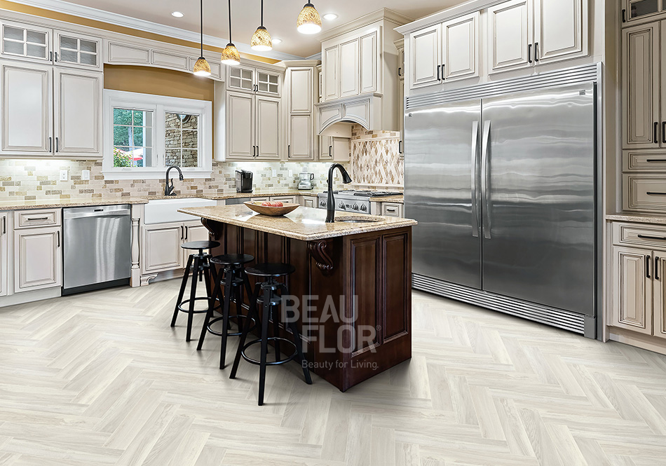 Beauflor, Blacktex HD, Cashmere in kitchen