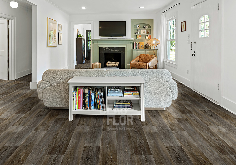 Beauflor, BlackTex HD, Realist Chocolate in living room